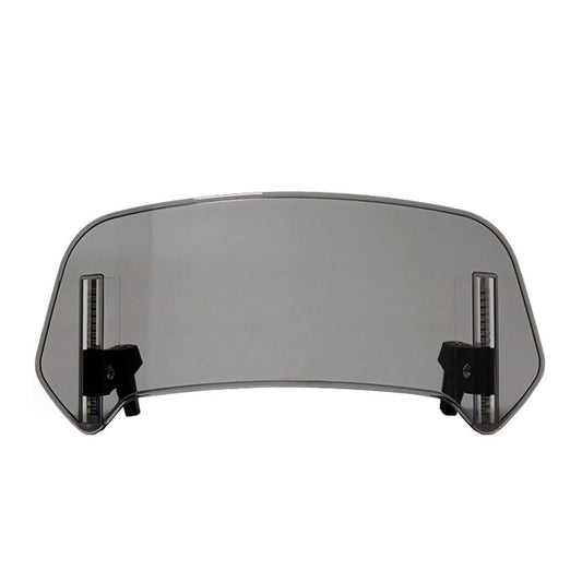 Motorcycle Windshield Extension for Suzuki Burgman 650 AN650 2013-2020, Windscreen Spoiler Deflector Front Flyscreen, Windscreen Fairing Expanded Wind Protection,L-Grey - color: Gray, size: Large