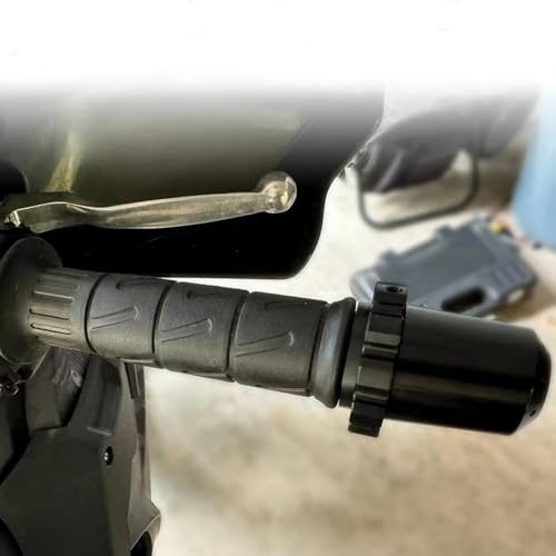 Throttle Lock Cruise Control For Vulcan S KLR 650 GTR1400 for Ninjia 650 ER-6N Z900 Z400 Throttle Clamp Assist End Bar (Black) - color: Black
