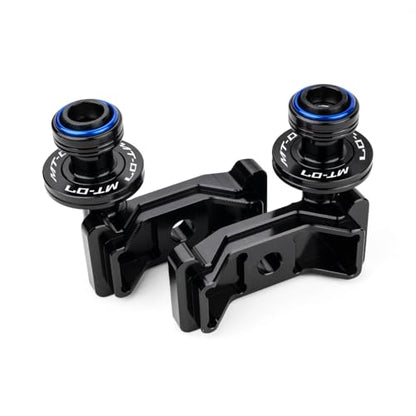 MOWOK Fit For YAMAHA MT-07 MT07 2026 2025 2024 2023 2022 2021 2020 2019 2018 2017 2016 2015 2014 Motorcycle Accessories Stand Screws Swing Arm Swingarm Spools slider (Blue) - color: Blue