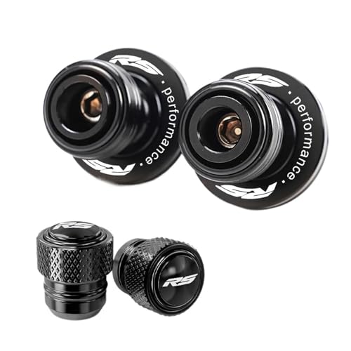 Crash Protectors CNC Motorcycle Swingarm Spools Slider Stand Screws Compatible With Aprilia RS660 RS457 RS 660 457 2009-2026(Black) - color: Black