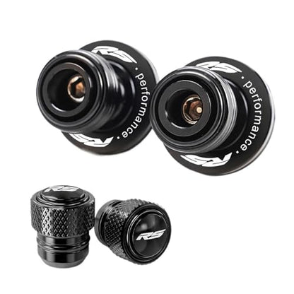 Crash Protectors CNC Motorcycle Swingarm Spools Slider Stand Screws Compatible With Aprilia RS660 RS457 RS 660 457 2009-2026(Black) - color: Black