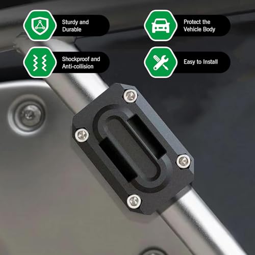 2 PCS Motorcycle Engine Guard Bumper Block, 22/25/28mm Nylon Crash Bar Slider Decor, Motorcycle Bumper Pole Protection Blocks, Universal Anti-Scratch Drop Frame Guard for Most Motorcycles