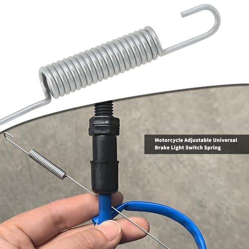 ECSiNG 4PCS Motorcycle Brake Light Switch Spring Length 13.8cm Wire Diameter 0.9mm Suitable for Most Motorcycles Brake Lamp Engagement Spring