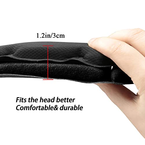 Tactical Helmet Pads - Universal Replacement Internal Memory Foam Pad Inserts for ACH, MICH, EXF Helmets - color: all black
