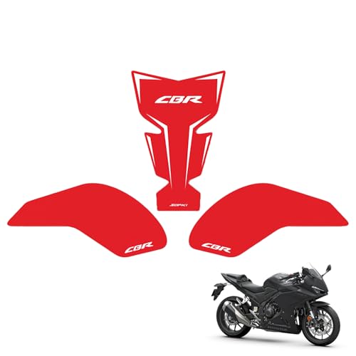 Tank Pad Sticker For CBR400R CBR500R Thermal Insulation, Damage Prevention, Coating Protection,The Fuel Tank Pad, CBR400R Accessories,CBR500R Accessories (Red background with white text B) - color: Red background with white text B