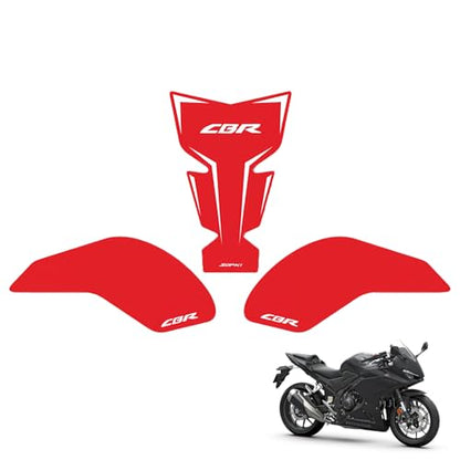 Tank Pad Sticker For CBR400R CBR500R Thermal Insulation, Damage Prevention, Coating Protection,The Fuel Tank Pad, CBR400R Accessories,CBR500R Accessories (Red background with white text B) - color: Red background with white text B