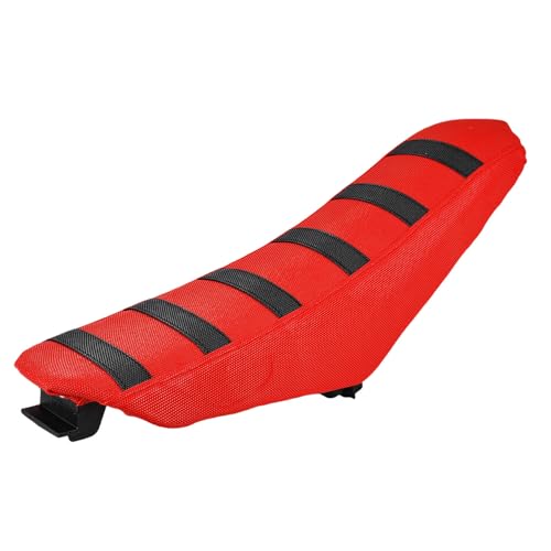 Ebike Seat Cover for Yozma In 10 Electric Dirt Pit Bike Non-Slip Soft Cushion Red - color: red background black stripes