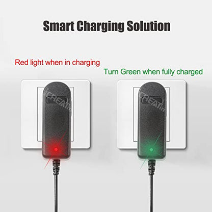 6V Battery Charger for Ride on Toys, 6 Volt Power Cord for Ride on Toddler Quad ATV Hello Kitty SUV, Motorcycle, Truck, Charge for 6V Lead-Acid Battery Systems.