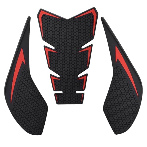 Motorcycle Tank Traction Pad Side Gas Knee Grip Protective Sticker Protector for Honda CBR500R CB500F 2019-2025 ((2024~ Style red)) - color: (2024~ Style Red)