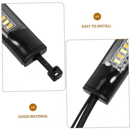 HEALLILY 2pcs Dual Flexible Led Turn Signal Lights for Motorcycles Stylish Daytime Running Light Strips Easy Installation for Enhanced Visibility and Safety