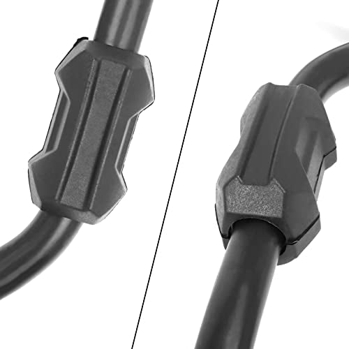 Worldmotop Universal for 2PCS 23MM Motorcycle Engine Guard Bumper Protector Crash Bar Slider