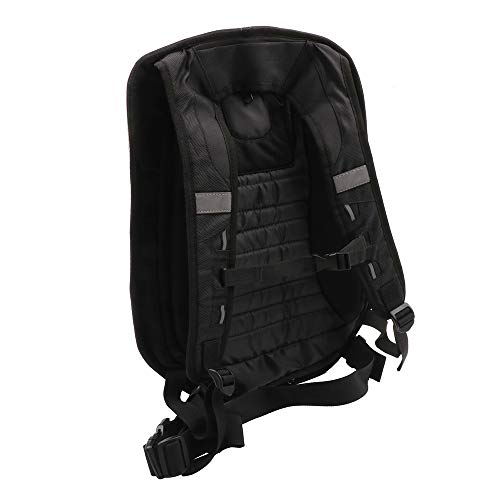 JFG RACING Motorcycle Backpack 30L,Universal Hard Shell Helmet Hardshell Riding Back Pack for Men Women - Imitation Carbon Fiber Black - color: Imitation Carbon Fiber-2