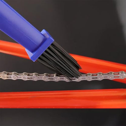 Red Motorcycle and Bicycle Chain Brushes Bicycle Cleaning Chain Brushes