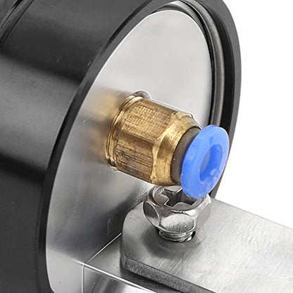 Motorcycle Chain Lubricator System with Oil Reservoir Universal Fit for and Most Bikes, Metal Drip Oiler Cup with Adjustable and Extended Bracket, - color: Black