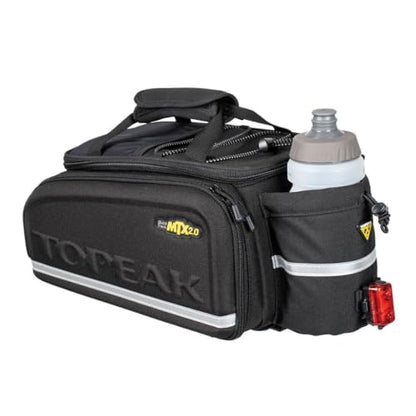 Topeak MTX TrunkBag - Rear Bicycle Bag - Spacious Storage and Easy Mounting - style: Panniers, Fixed Top