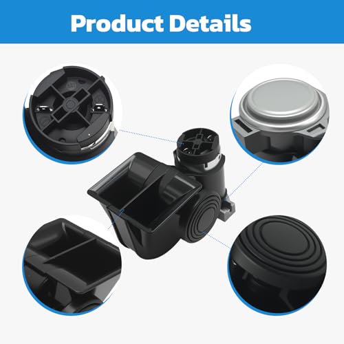 Hoypeyfiy 12V Snail Air Horn Kit 150DB, Heavy Duty Electric Train Horn with Relay Wiring Harness for Trucks, Cars, Motorcycles, SUV, Any 12V Vehicles