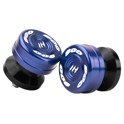 Motorcycle M8 Swingarm Spools Slider For V-Strom 800DE (DL 800DE) 2023-2025 V-Strom 800DE Adventure 2023-2025 Swing Arm Spool Slider Stand Screws Accessories (Blue) - color: Blue