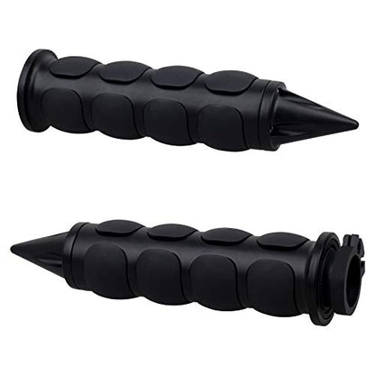NTHREEAUTO 1" / 25mm Motorcycle Hand Grips Universal Handlebar Throttle Grip - color: Black