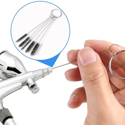 lasuroa Carburetor Cleaning Kit, Carburettor Jet Tools Includes 23 Carb Needles 5 Nylon Brushes 1 Scraper and 4 Cleaner Hooks for Motorcycle ATV Chainsaw & Welder Maintenance