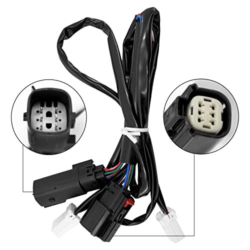 LED Filler Panel Lights Rear Fender Light Turn Signals Fit for Harley Touring Road Glide FLTR Electra Glide FLHT Road King FLHR Ultra Limited FLHTK 2014-2024 (Black Housing Clear Len) - color: Black Housing Clear Len