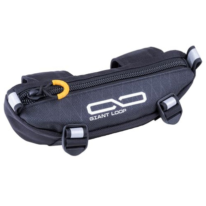 Giant Loop Zigzag Handlebar Bag, 1.5 Liter Black Windshield Pouch, Fits Any Motorbike, Dirt Bike & Snow Bike - color: Black 2025