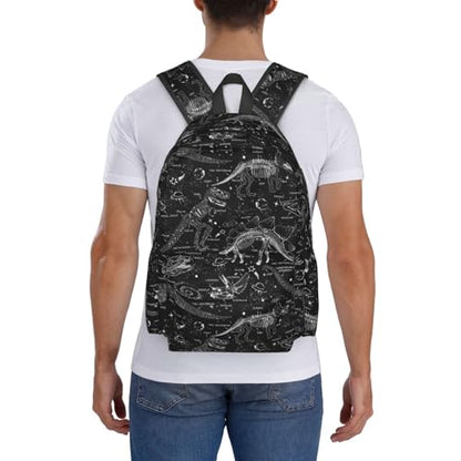 Dinosaur Backpack Bookbag Laptop Backpacks Multipurpose Daypack for Boys Girls School Men Women Travel Hiking - color: Dinosaur