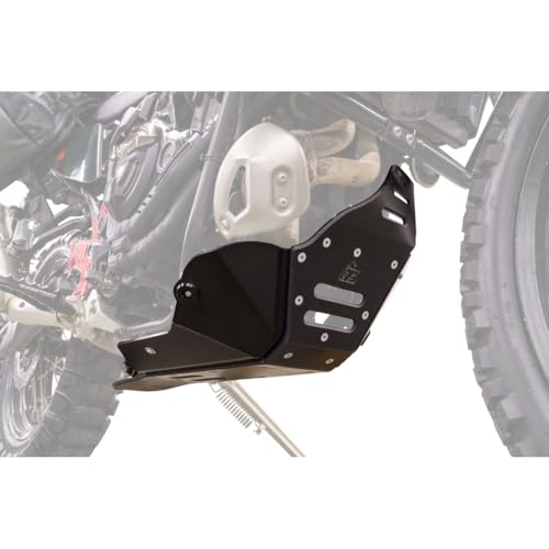 TUSK Quiet Glide Adventure Skid Plate Black with Linkage Guard