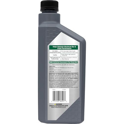STP Premium Bar and Chain Oil, Tools and Chainsaw Oil Treatment Reduces Bar and Chain Wear, 32 Oz