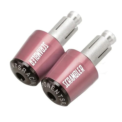 Motorcycles Handlebar Grips Cap Weight PartsAnti Vibration Plug Ends for Ducati Scrambler 2015-2016 15-16 - color: Pink black