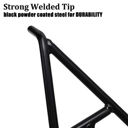 Eapele Triangle Stand for Dirt Bike, Solid Steel Structure Dirt Bike Stand, Universal for 80-500cc Supermoto Motocross Enduro Pit Bike-Black