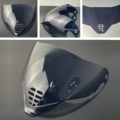 Airflite Shield Uv-Protected for ICON IC-06 Airflite Face Shield Replacement Helmet Visor (Black-Day use only) - color: Black-day Use Only