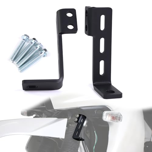 Motorcycle Auxiliary Light Mount Fit for KLR650 2008-2024, Fog Light Rack Spotlight Bracket Holder