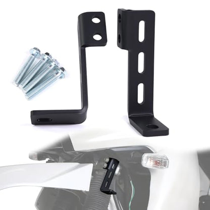 Motorcycle Auxiliary Light Mount Fit for KLR650 2008-2024, Fog Light Rack Spotlight Bracket Holder