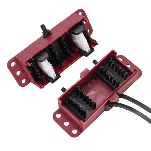 Universal Motorcycle Chain Cleaning Tool Chain Lube Brush Kit,Rust Prevention and Noise Reduction for Mountain Bikes - color: Red