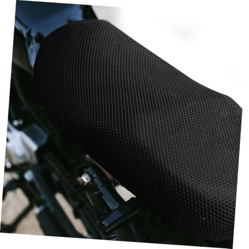 Vaguelly Motorbike Seat Cover Mesh Motorcycle Seat Cushion Pad Breathable Insulated Motorcycle Accessory