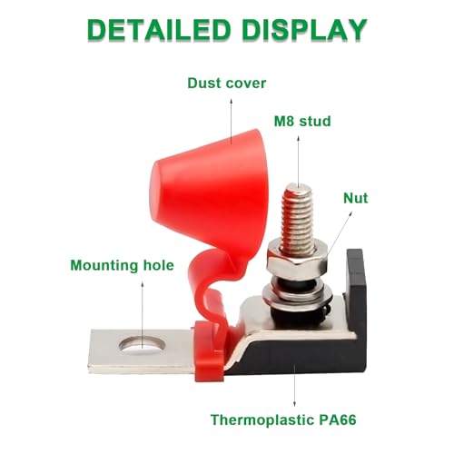 Terminal Fuse Block Marine Rated Battery Fuse MRBF Fuse Holder 30-300 AMP - style: Terminal Only