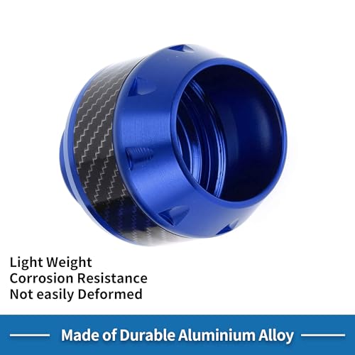 Motorcycle Frame Sliders Falling Protection Wheel Crash Protector Scooter Moped Aluminum Alloy Blue 2 Pcs - color: Blue