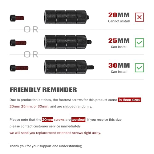 Mokuo Motorcycle Highway Extend Leg Pedal Bar in Heavy Iron Material Come with Foot Peg,Compatible with YAMAHA Zuma 2022-2024,Black Color - size: 2022-2024 BW'S