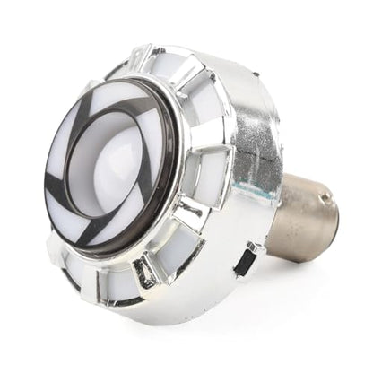 1 Pc Angel Eye Light Headlight Motorcycle Angel Eye Flash Strobe Tail Brake Rear Lights 12V, Colorful