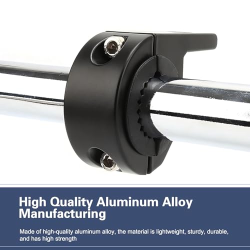 2 PCS Light Mounting Bracket Kit, Aluminum Light Bar Mount Clamp for Bull Bar, Roof Rack, Roll Cage, Horizontal Bar, Fits 0.87"-1.18" Tubes for Truck ATV UTV Motorcycle (Black)