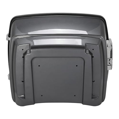 TCMT King Motorcycle Trunk Fit for Harley Touring 2014-2025 CVO Road King Road Glide Street Glide Electra Glide Ultra Limited Pack Gauntlet Gray Metallic - color: Gauntlet Gray Metallic(No Speaker Holes)