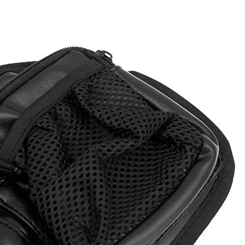 Motorcycle Front Driver Rider Backrest Pad Fits for Harley Touring CVO Street Glide Road King Special Classic Electra Glide 2009-2022 (Black Thread) - color: Black Thread