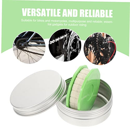 2pcs Bicycle Oiler Mountain Bike Lubricator Bike Oil Mountain Cycle Lubricator Bike Lubricant Chain Wax - color: Light Green