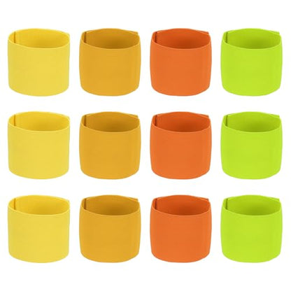 Soccer Captain Armband Elastic Wrist Arm Bands Adjustable Player Team Leader Anti-Slip Badge Sports Accessories - color: Sunburst