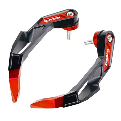 MOWOK Fit for Suzuki GSX-R 750 GSXR 600 1000 GSXR750 GSXR600 GSXR1000 GSX-R750 Motorcycle Clutch Brake Lever Guards Hand handguard Handlebar Protector (Red) - color: Red