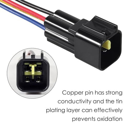 6Pcs 4 Pin Waterproof Connector Electrical Wire Plug Car Auto 4 Way Male Female Quick Disconnect Harness Connectors Plug Socket for Car Truck Motorcycle Marine Boat and Other Wire Connection