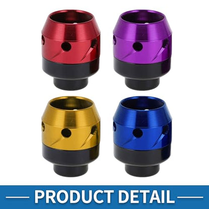 Motorcycle Front Fork Frame Sliders Falling Protection Wheel Crash Protector Scooter Moped Aluminum Alloy Blue 2 Pcs - color: Blue