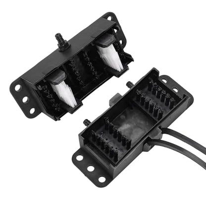 Universal Motorcycle Chain Cleaning Tool Chain Lube Brush Kit,Rust Prevention and Noise Reduction for Mountain Bikes - color: Black