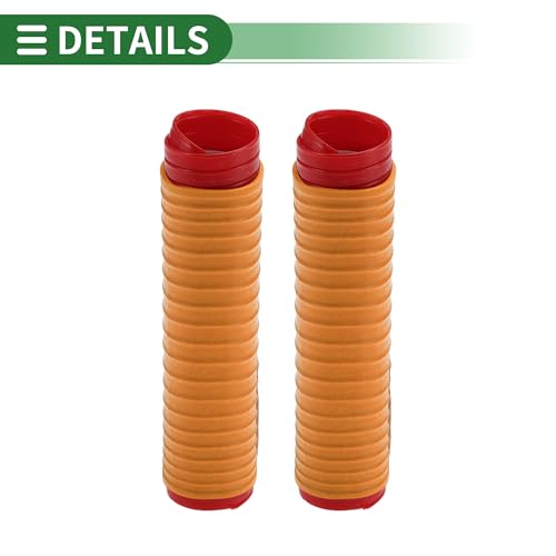1.57" /40 mm 1.57 "/40 mm Motorcycle Hand Grips Cover Kit Non Slip Silicone Handlebar Grips Orange 1 Set Spiral Cross Pattern - color: Orange