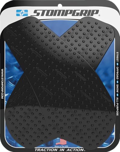 Triumph Daytona 675 / Street Triple R/RS/S Tank Grips by Stompgrip (0078) - color: Clear